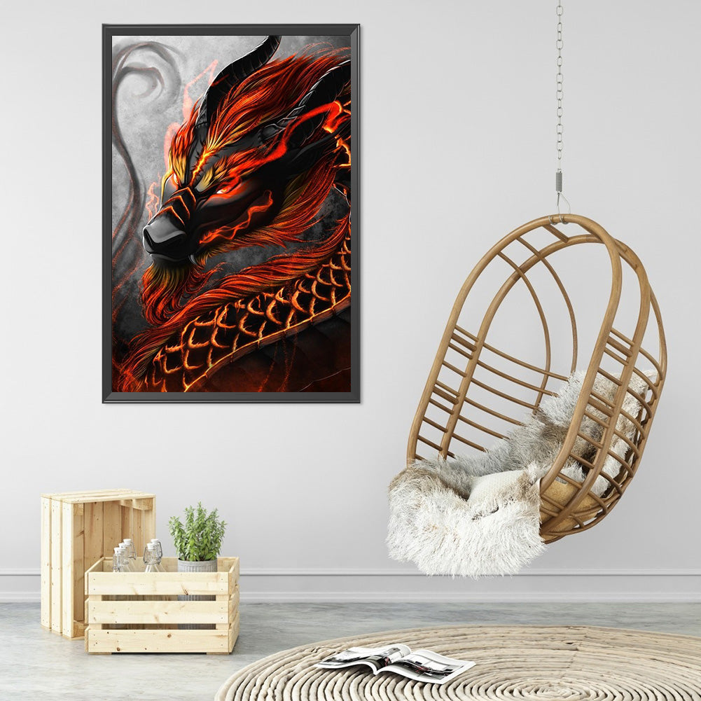 Dragon - Full Round Drill Diamond Painting 40*60CM