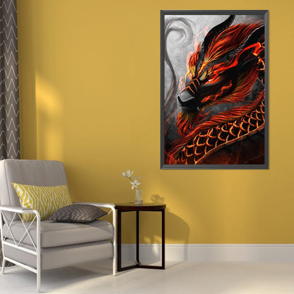 Dragon - Full Round Drill Diamond Painting 40*60CM
