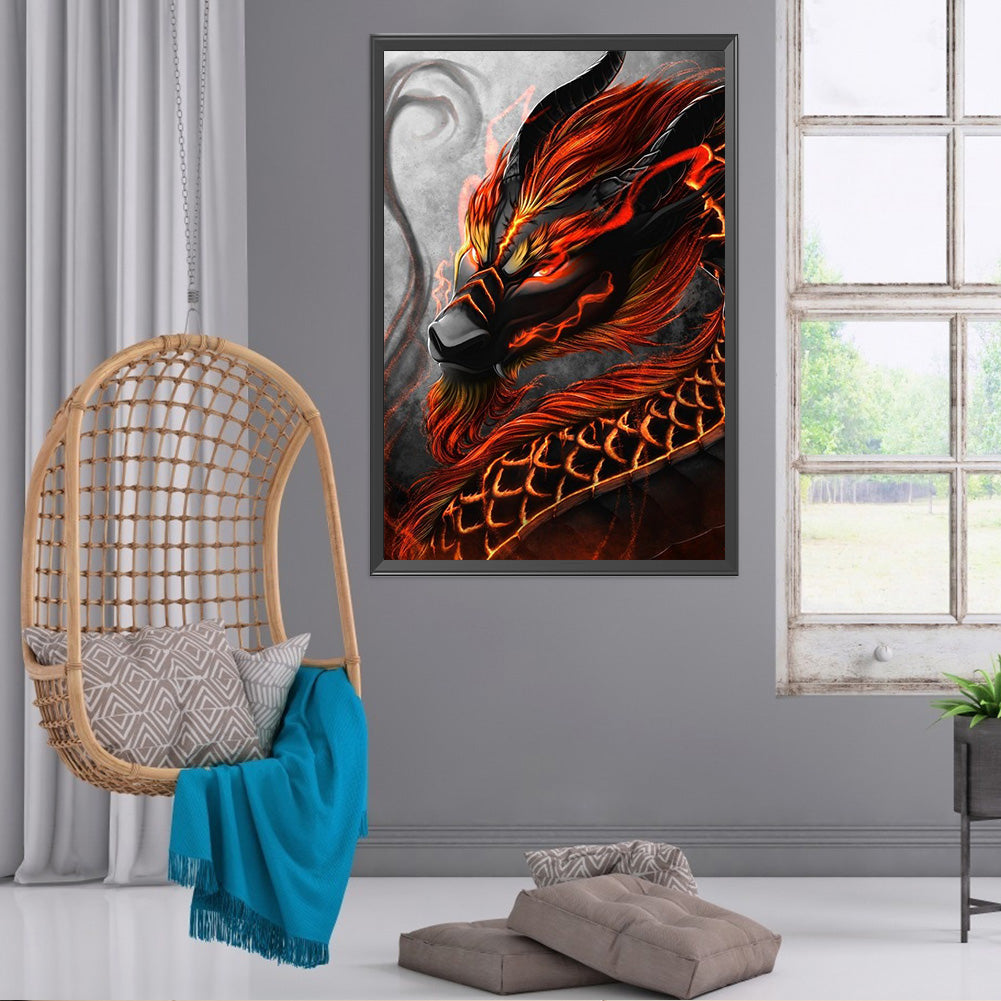 Dragon - Full Round Drill Diamond Painting 40*60CM