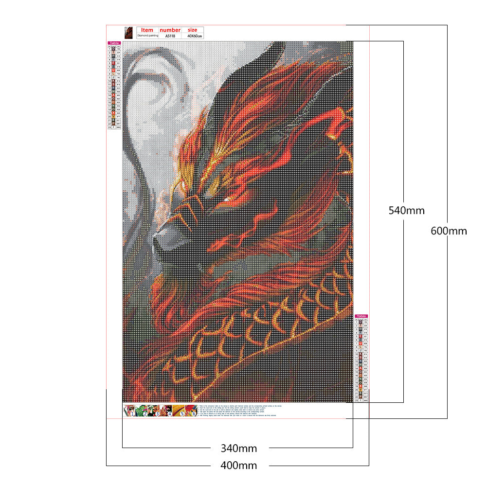 Dragon - Full Round Drill Diamond Painting 40*60CM