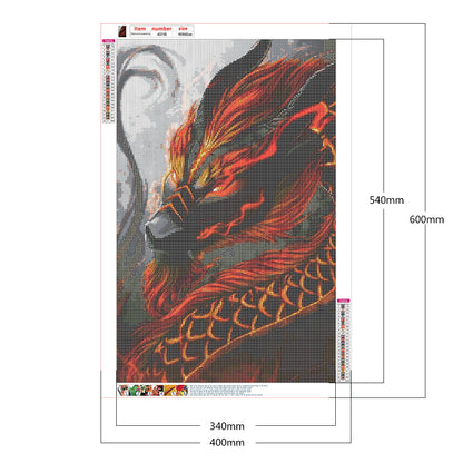 Dragon - Full Round Drill Diamond Painting 40*60CM