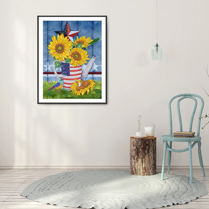 Bouquet - Special Shaped Drill Diamond Paiting 30*40CM