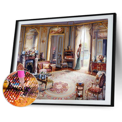 Hostess' Room - Full Round Drill Diamond Painting 50*40CM