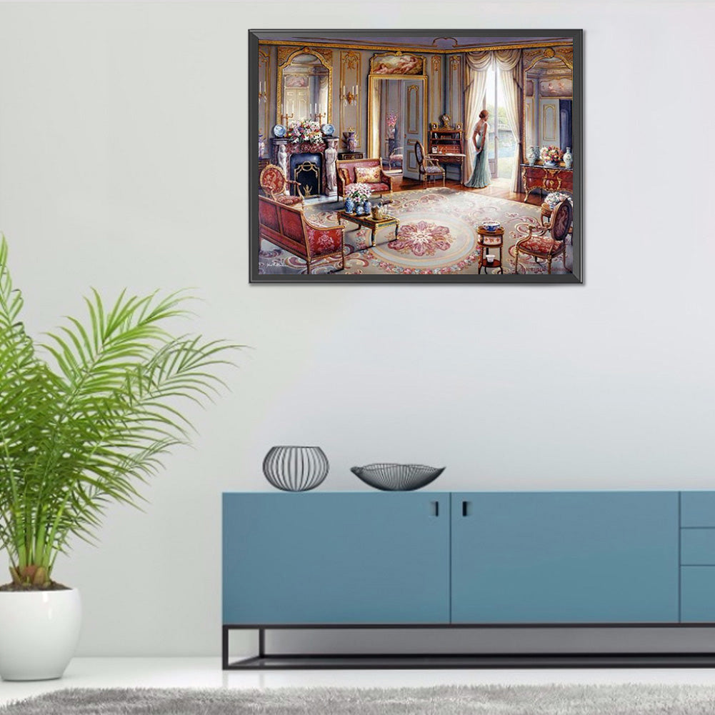 Hostess' Room - Full Round Drill Diamond Painting 50*40CM