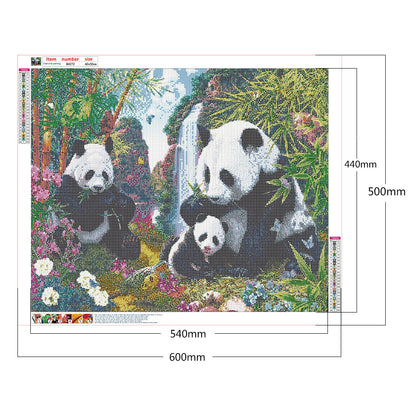 Giant Panda - Full Round Drill Diamond Painting 60*50CM