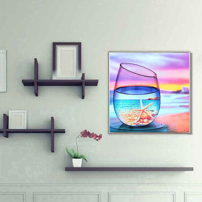 Cup Mid Shot - Full Square Drill Diamond Painting 50*50CM