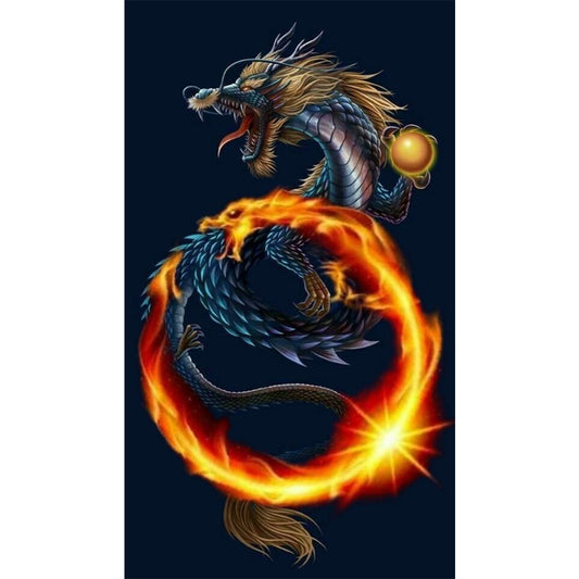Dragon - Full Round Drill Diamond Painting 40*70CM