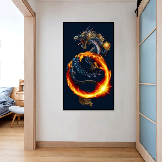 Dragon - Full Round Drill Diamond Painting 40*70CM