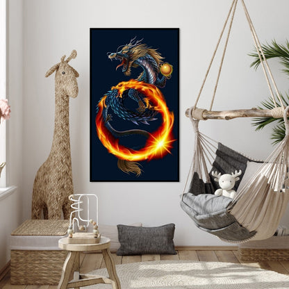 Dragon - Full Round Drill Diamond Painting 40*70CM
