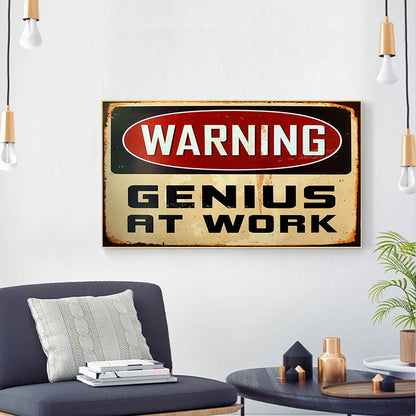 Warning Sign - Full Round Drill Diamond Painting 50*30cm