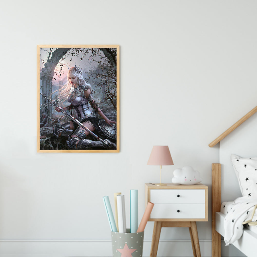 Beauty Elf - Full Round Drill Diamond Painting 30*40CM