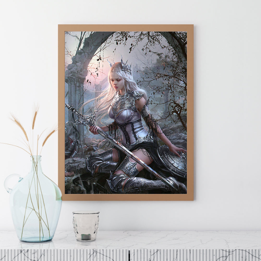 Beauty Elf - Full Round Drill Diamond Painting 30*40CM