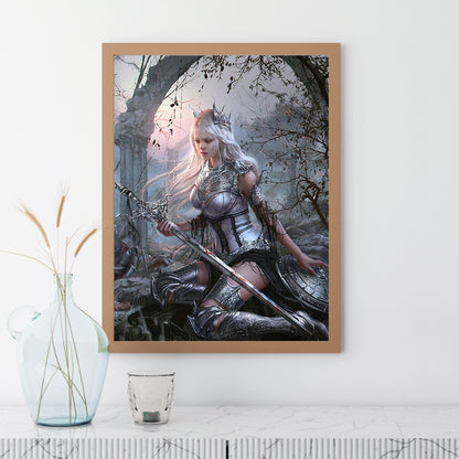Beauty Elf - Full Round Drill Diamond Painting 30*40CM