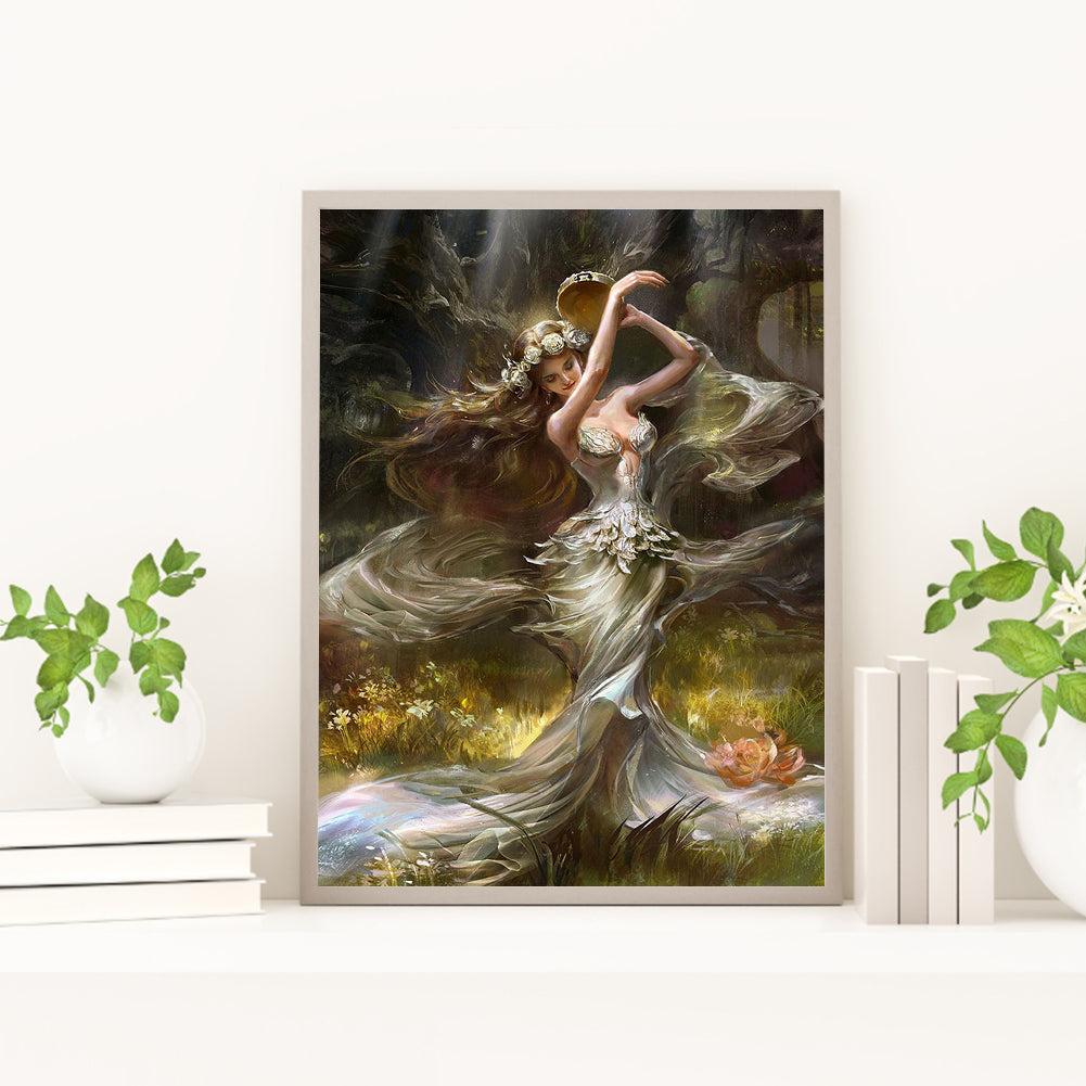 Beauty Elf - Full Round Drill Diamond Painting 30*40CM