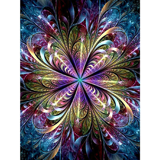 Symmetrical Pattern - Full Square Drill Diamond Painting 40*50CM