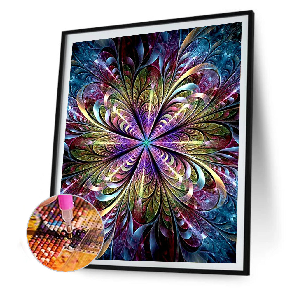 Symmetrical Pattern - Full Square Drill Diamond Painting 40*50CM