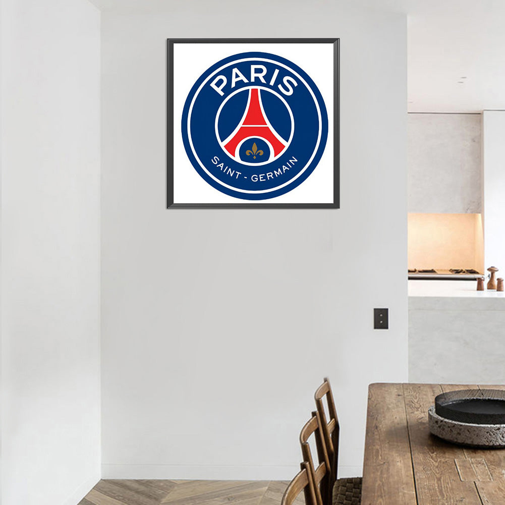 Paris Saint-Germain Football Team Logo - Full Round Drill Diamond Painting 40*40CM