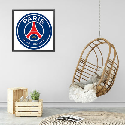 Paris Saint-Germain Football Team Logo - Full Round Drill Diamond Painting 40*40CM
