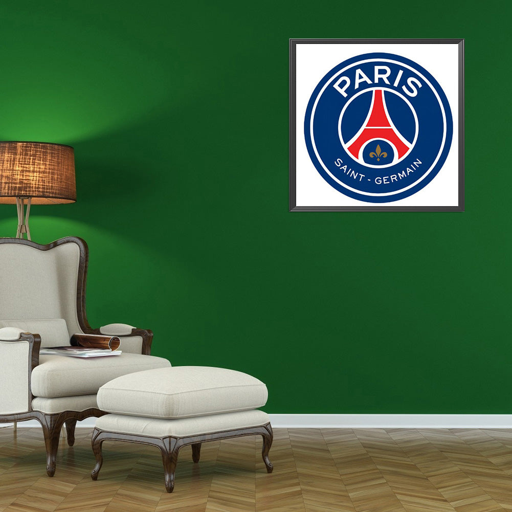 Paris Saint-Germain Football Team Logo - Full Round Drill Diamond Painting 40*40CM