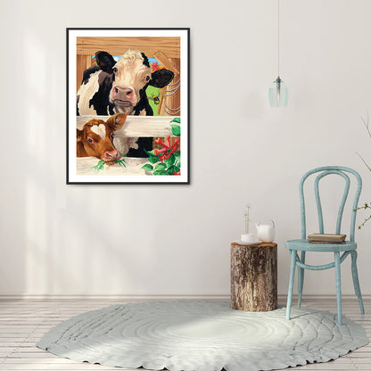 Cattle - Full Round Drill Diamond Painting 30*40CM