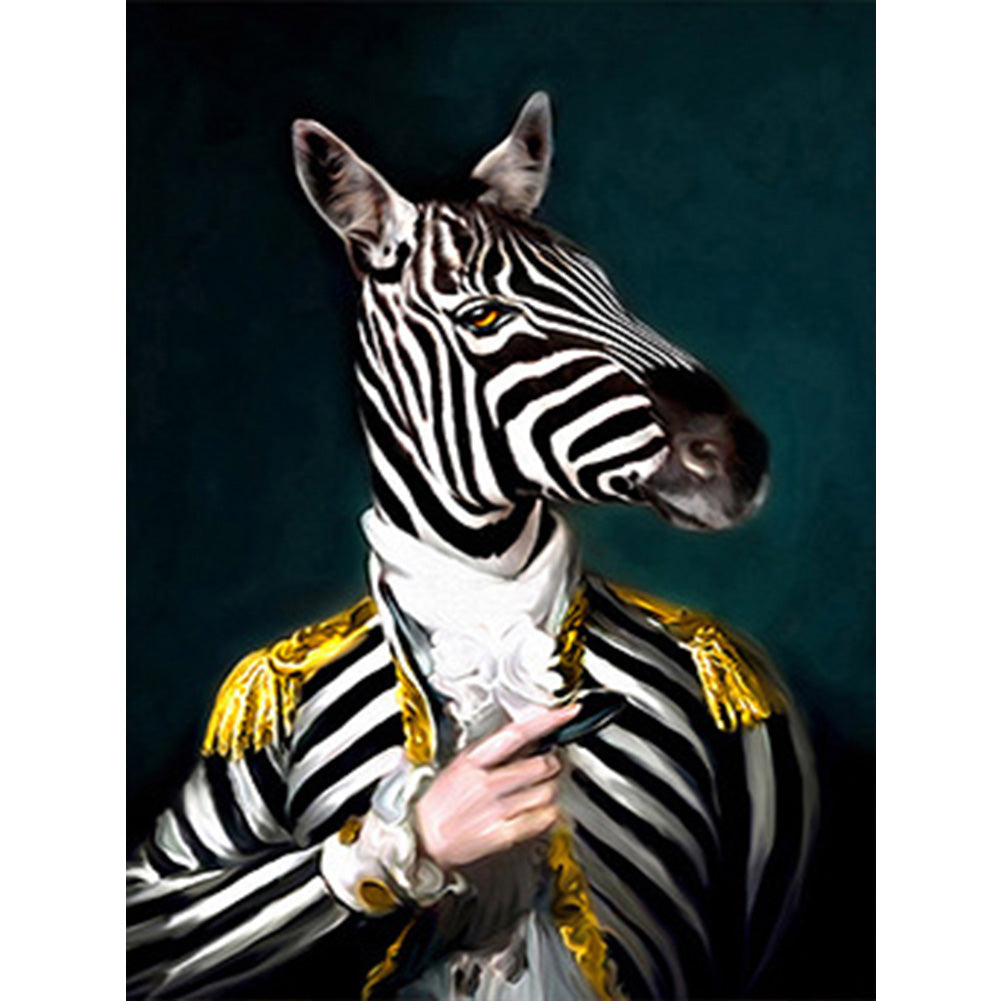 Mr Zebra - Full Round Drill Diamond Painting 30*40CM