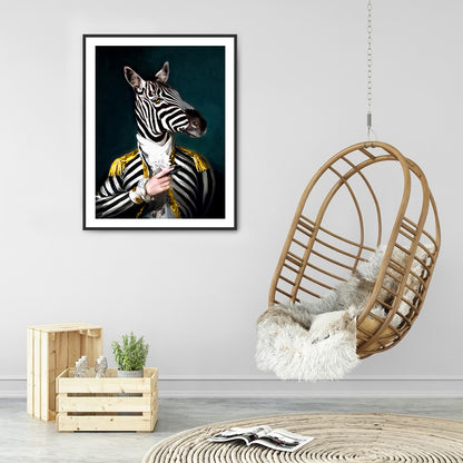 Mr Zebra - Full Round Drill Diamond Painting 30*40CM