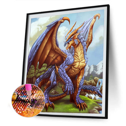 Unicorn Monster - Full Round Drill Diamond Painting 30*40CM