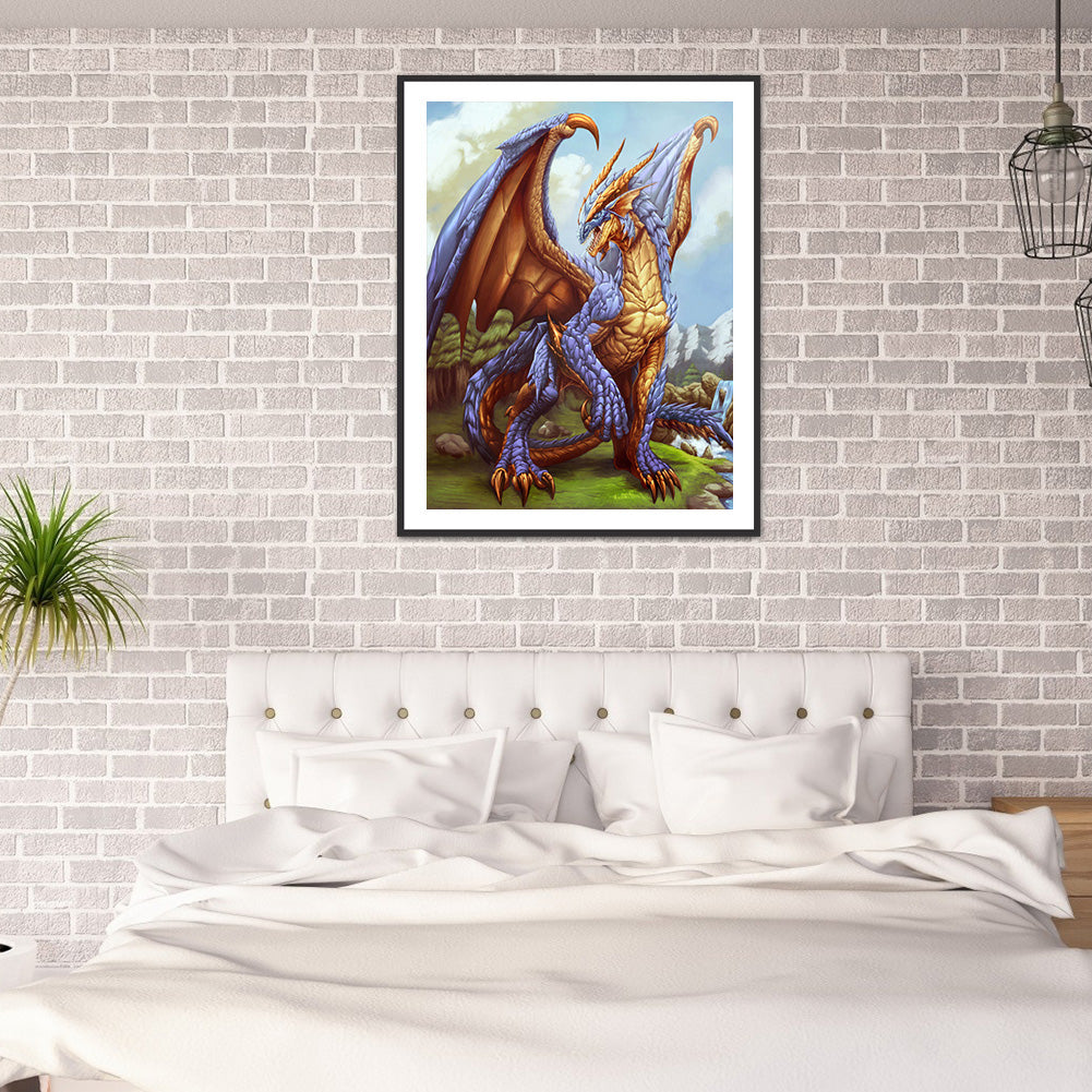 Unicorn Monster - Full Round Drill Diamond Painting 30*40CM