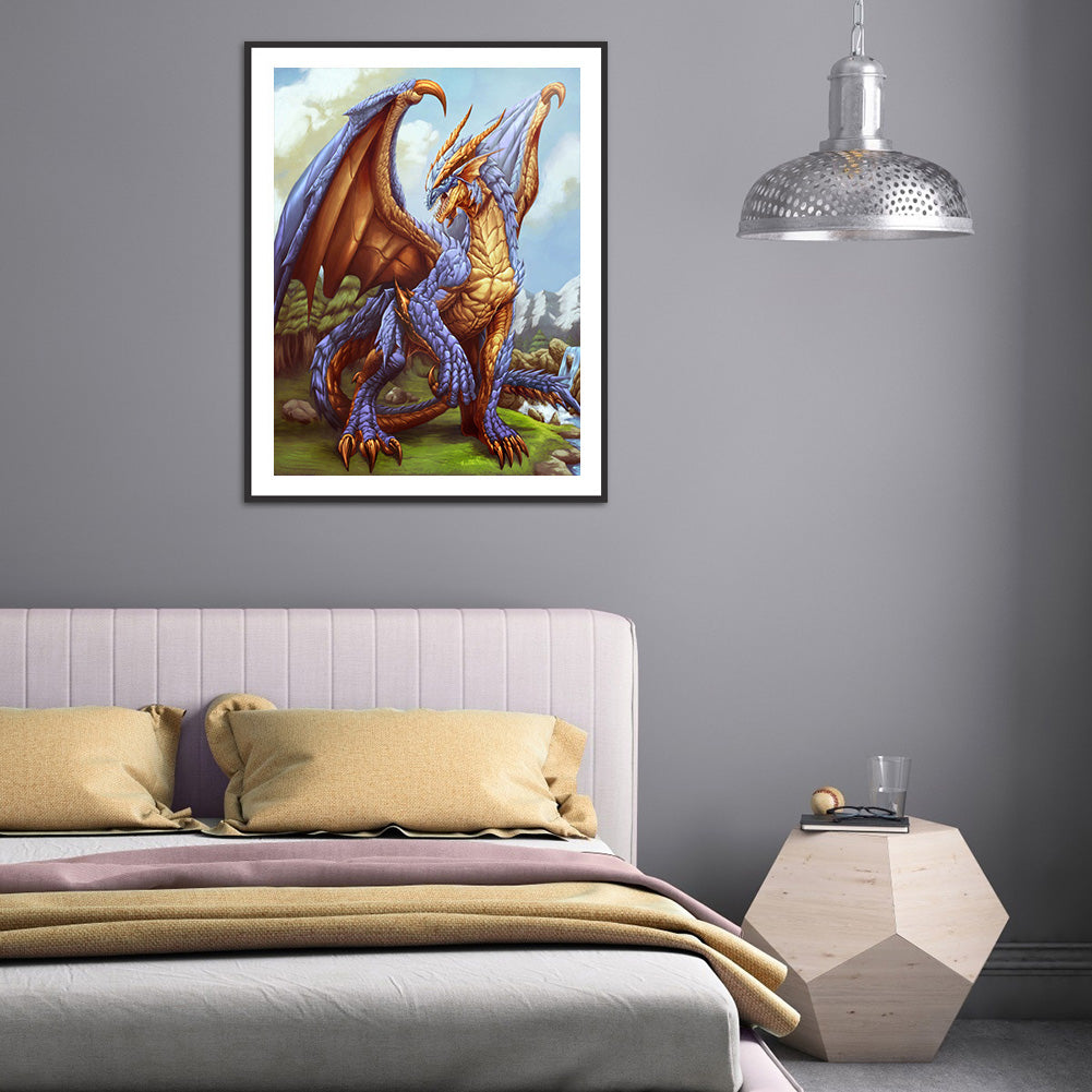 Unicorn Monster - Full Round Drill Diamond Painting 30*40CM