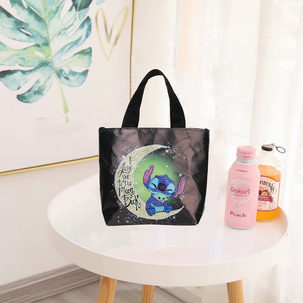 5D Diamond Painting Handbag DIY Canvas Eco-friendly Foldable Organizer Bags