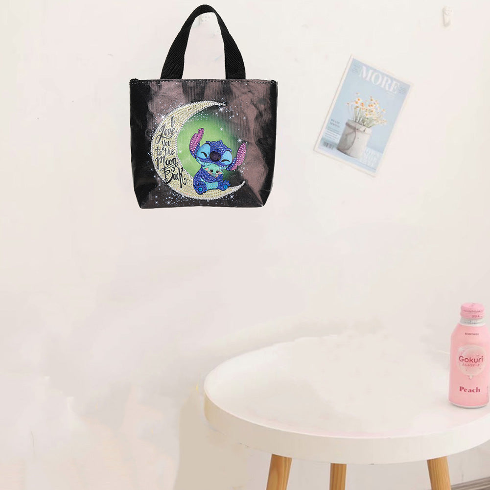 5D Diamond Painting Handbag DIY Canvas Eco-friendly Foldable Organizer Bags