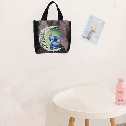 5D Diamond Painting Handbag DIY Canvas Eco-friendly Foldable Organizer Bags