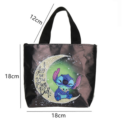 5D Diamond Painting Handbag DIY Canvas Eco-friendly Foldable Organizer Bags