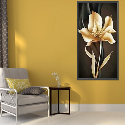 Golden Flowers - Full Round Drill Diamond Painting 40*80CM