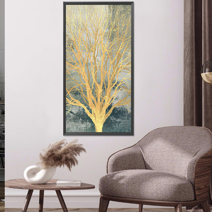 Golden Tree - Full Round Drill Diamond Painting 40*80CM