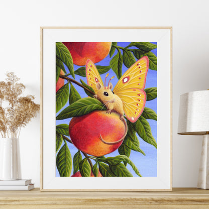 Butterfly Mouse - Full Round Drill Diamond Painting 30*40CM