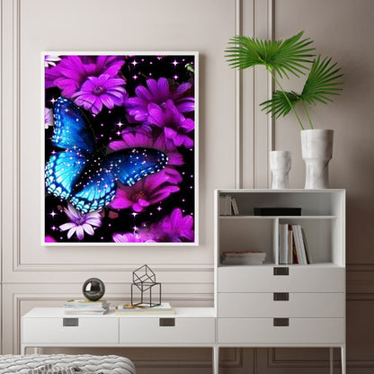 Butterfly - Full Round Drill Diamond Painting 50*60CM