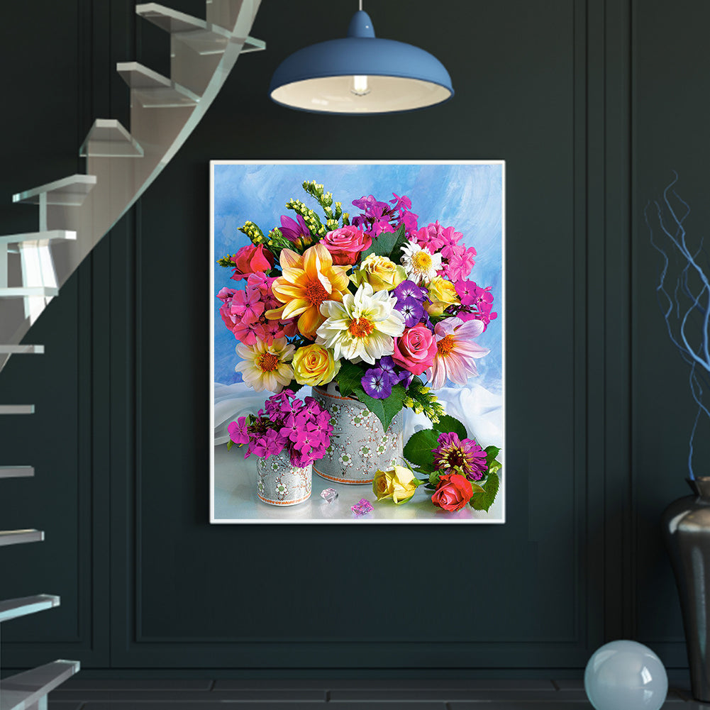 Bouquet - Full Round Drill Diamond Painting 50*60CM