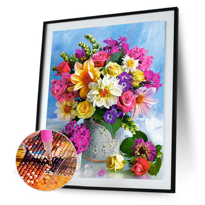 Bouquet - Full Round Drill Diamond Painting 50*60CM