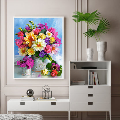 Bouquet - Full Round Drill Diamond Painting 50*60CM