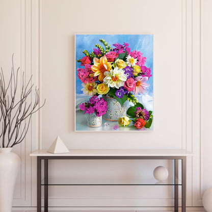 Bouquet - Full Round Drill Diamond Painting 50*60CM