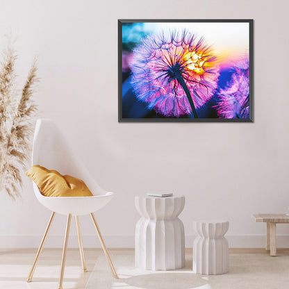 Sunset Dandelion - Full Round Drill Diamond Painting 40*30CM