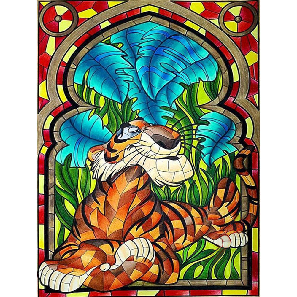 Tiger - Full Round Drill Diamond Painting 40*50CM