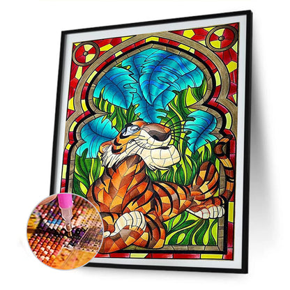 Tiger - Full Round Drill Diamond Painting 40*50CM