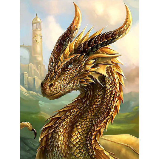Dragon - Full Round Drill Diamond Painting 30*40CM