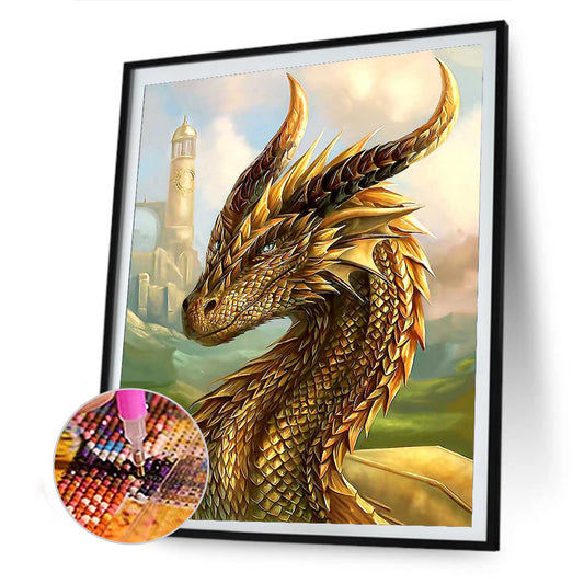 Dragon - Full Round Drill Diamond Painting 30*40CM