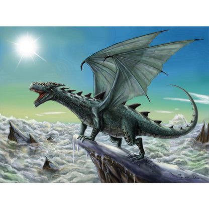 Dragon - Full Round Drill Diamond Painting 40*30CM