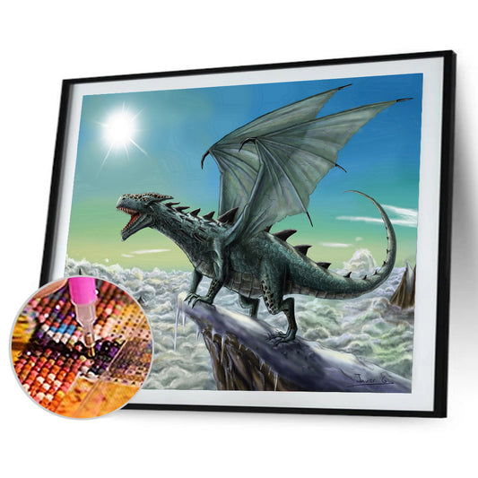 Dragon - Full Round Drill Diamond Painting 40*30CM