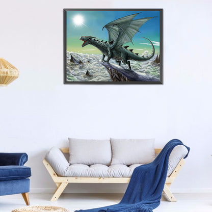 Dragon - Full Round Drill Diamond Painting 40*30CM