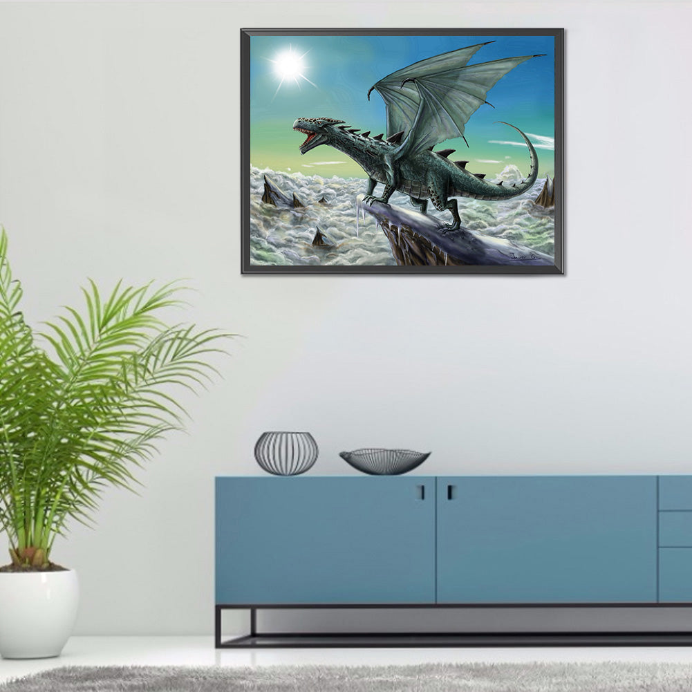Dragon - Full Round Drill Diamond Painting 40*30CM